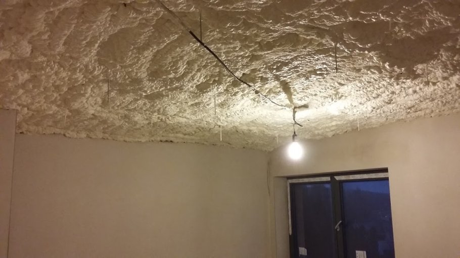 Zateplení stropu bungalovu Pyšely
